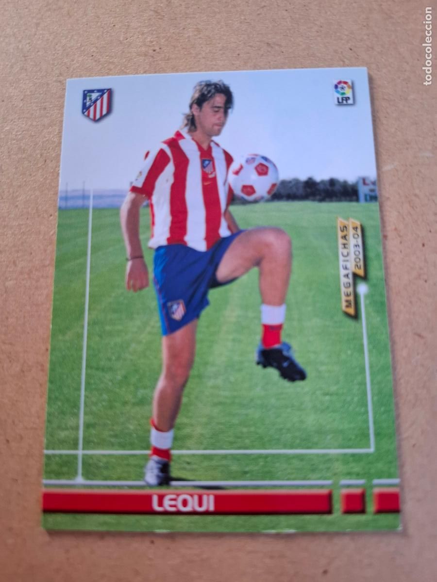 Fu&szlig;ball-Sticker: MEGAFICHAS 2003 2004 03 04 - PANINI - 42 BIS LEQUI - AT. MADRID (CM)
