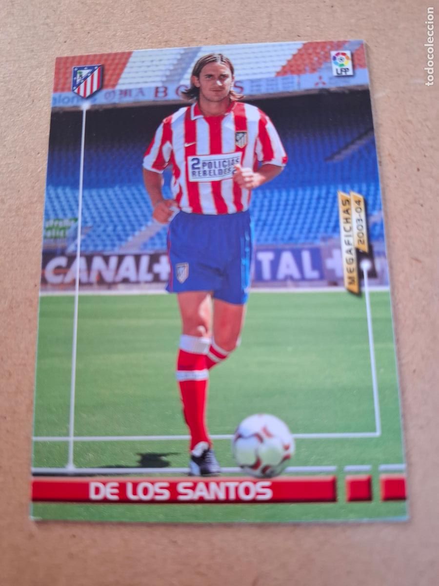Fu&szlig;ball-Sticker: MEGAFICHAS 2003 2004 03 04 - PANINI - 49 BIS DE LOS SANTOS - AT. MADRID (CM)