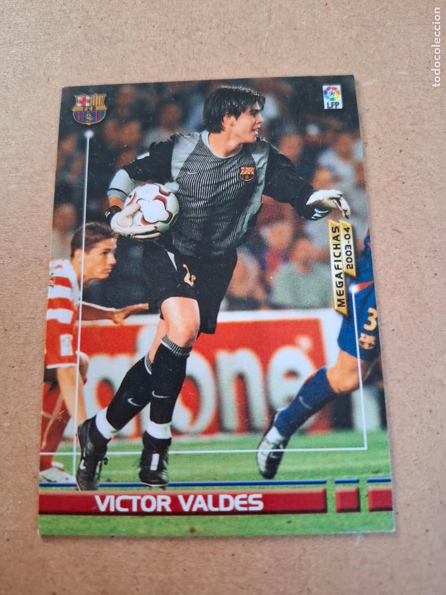 Fu&szlig;ball-Sticker: MEGAFICHAS 2003 2004 03 04 - PANINI - 56 V&Iacute;CTOR VALD&Eacute;S - FC. BARCELONA (CM)