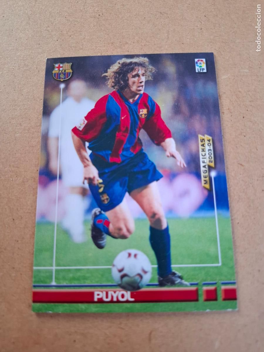 Fu&szlig;ball-Sticker: MEGAFICHAS 2003 2004 03 04 - PANINI - 58 PUYOL - FC. BARCELONA (CM)