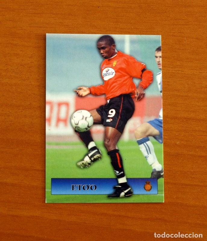 Football Stickers: Mallorca - N&ordm; 124 Eto'o-Etoo -Top-Las Fichas de la Liga Mundicromo 2001-2002-01-02