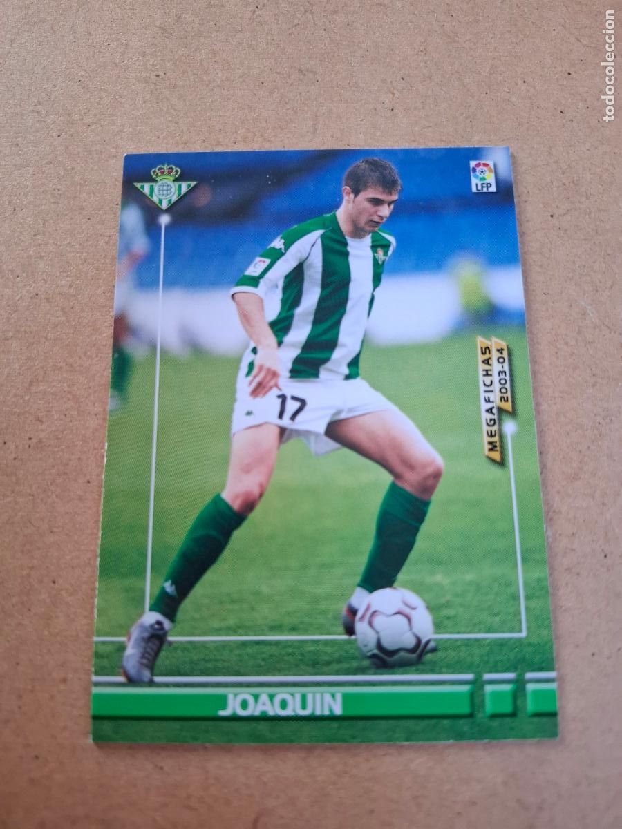 Cartes &agrave; collectionner de Football: MEGAFICHAS 2003 2004 03 04 - PANINI - 83 JOAQUIN - REAL BETIS (CM)