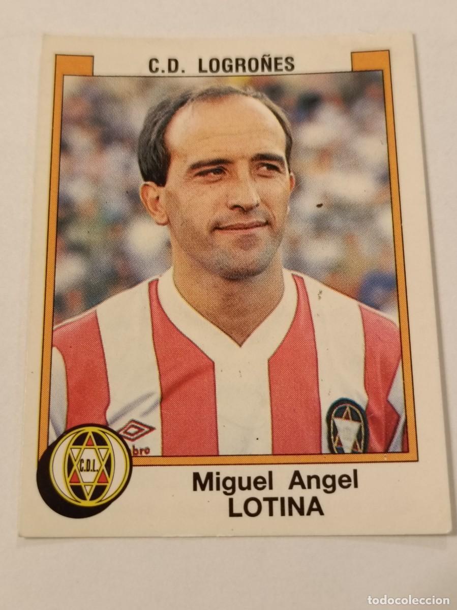 Figurine di Calcio: #172 LOTINA C.D. LOGRO&Ntilde;ES FUTBOL 88 PANINI