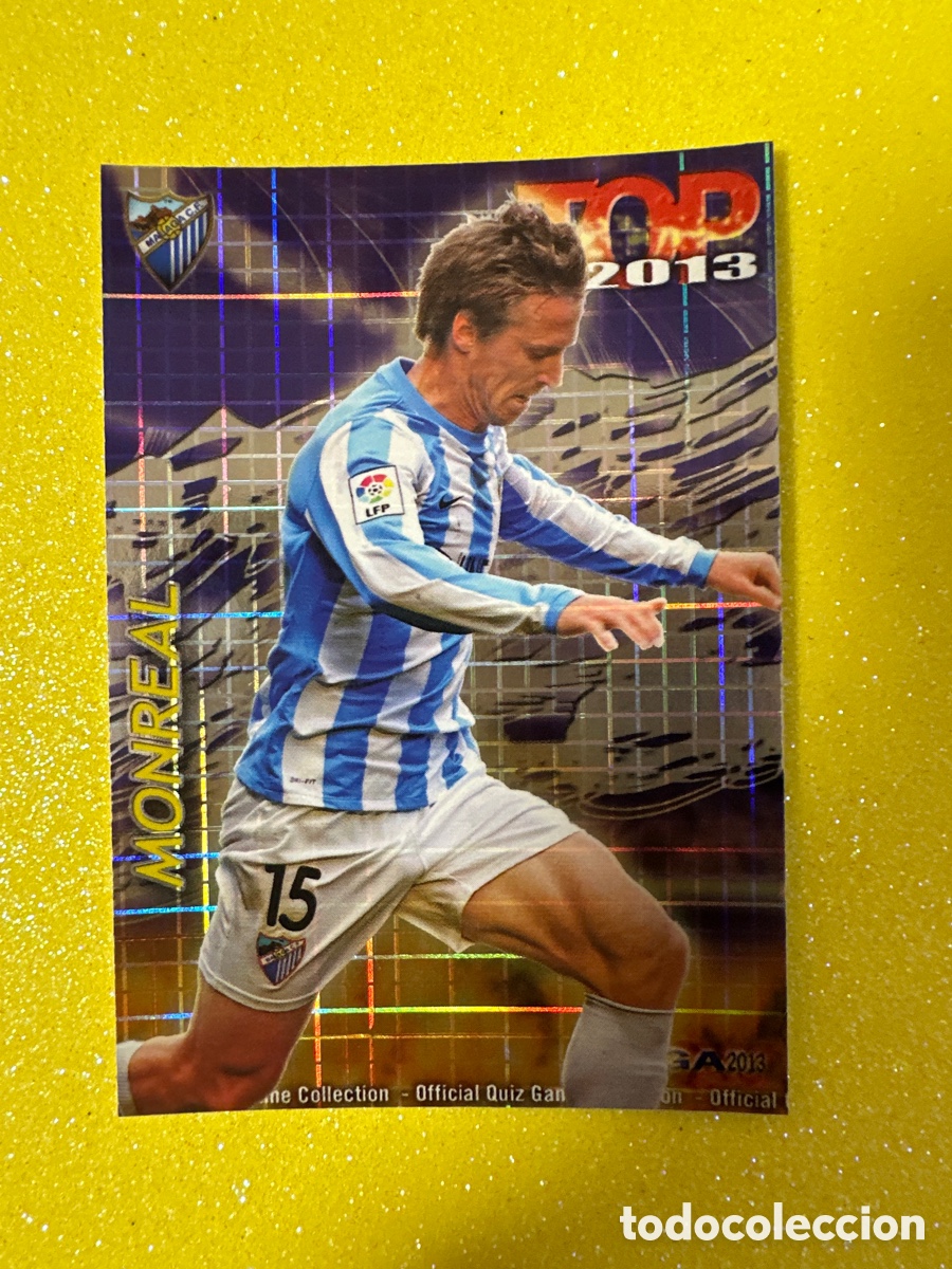 Cromos de Futebol: 580 MONREAL(M&Aacute;LAGA)TOP MORADO CUADROS MUNDICROMO 2013 12 13 LIMITED EDITION
