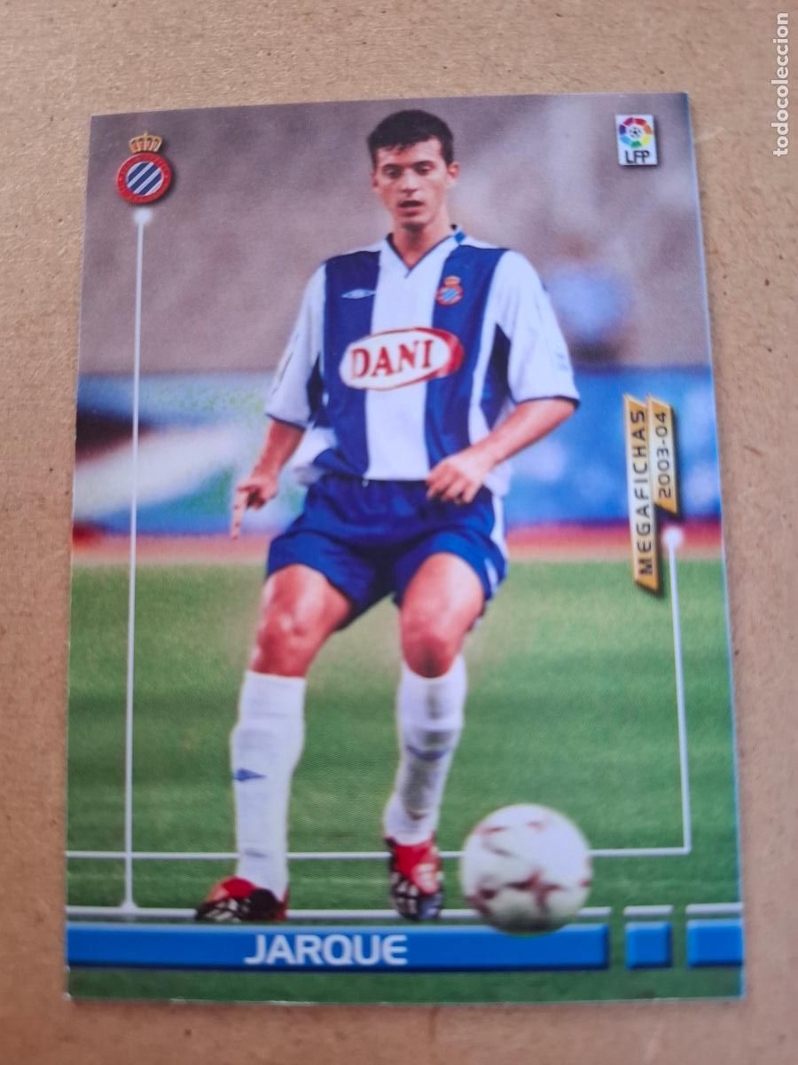 Fu&szlig;ball-Sticker: MEGAFICHAS 2003 2004 03 04 - PANINI - 133 BIS JARQUE - RCD. ESPANYOL (CM)