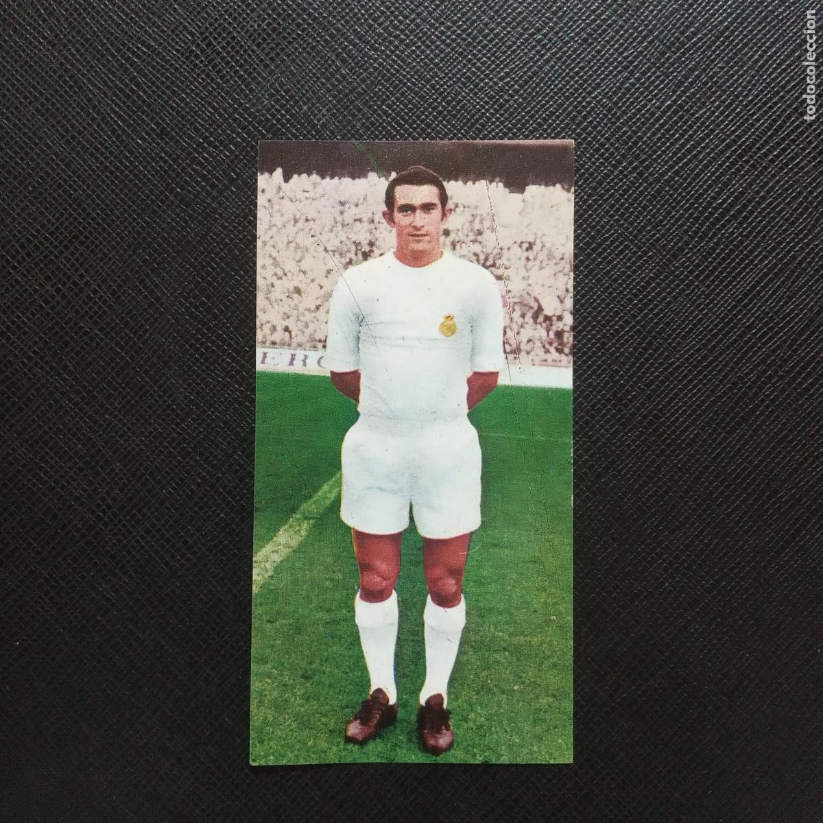Cromos de F&uacute;tbol: 5 PIRRI REAL MADRID RUIZ ROMERO 1969 1970 CROMO LIGA FUTBOL 69 70 - SIN PEGAR - (X4)