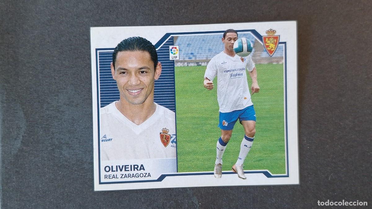 Cromos de F&uacute;tbol: L4 OLIVEIRA REAL ZARAGOZA FICHAJE 20 LIGA ESTE 2007 2008 07 08 NUNCA PEGADO SIN PEGAR