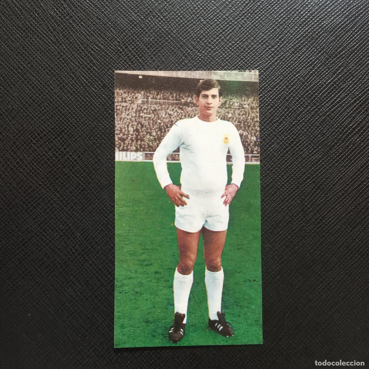 Cromos de F&uacute;tbol: 14 M PEREZ REAL MADRID RUIZ ROMERO 1969 1970 CROMO LIGA FUTBOL 69 70 - SIN PEGAR - (X4)