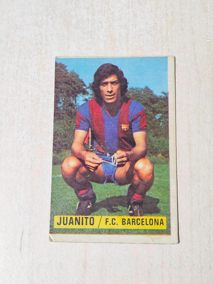 Fu&szlig;ball-Sticker: JUANITO - CROMO LIGA ESTE 1974 1975 74/75 - BARCELONA