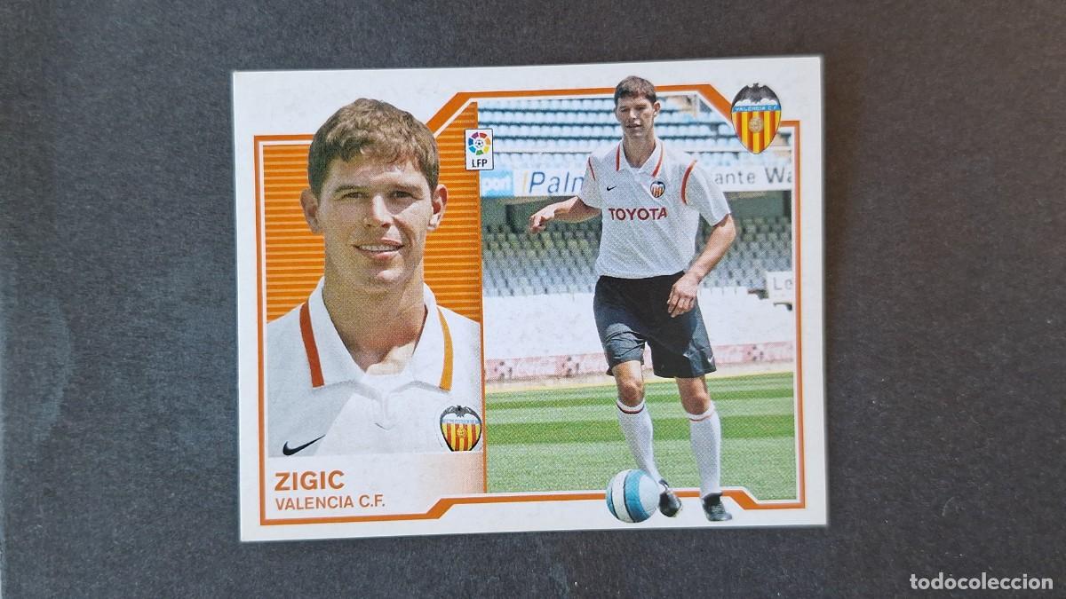 Fu&szlig;ball-Sticker: L4 ZIGIC VALENCIA C. F. FICHAJE 35 LIGA ESTE 2007 2008 07 08 NUNCA PEGADO SIN PEGAR
