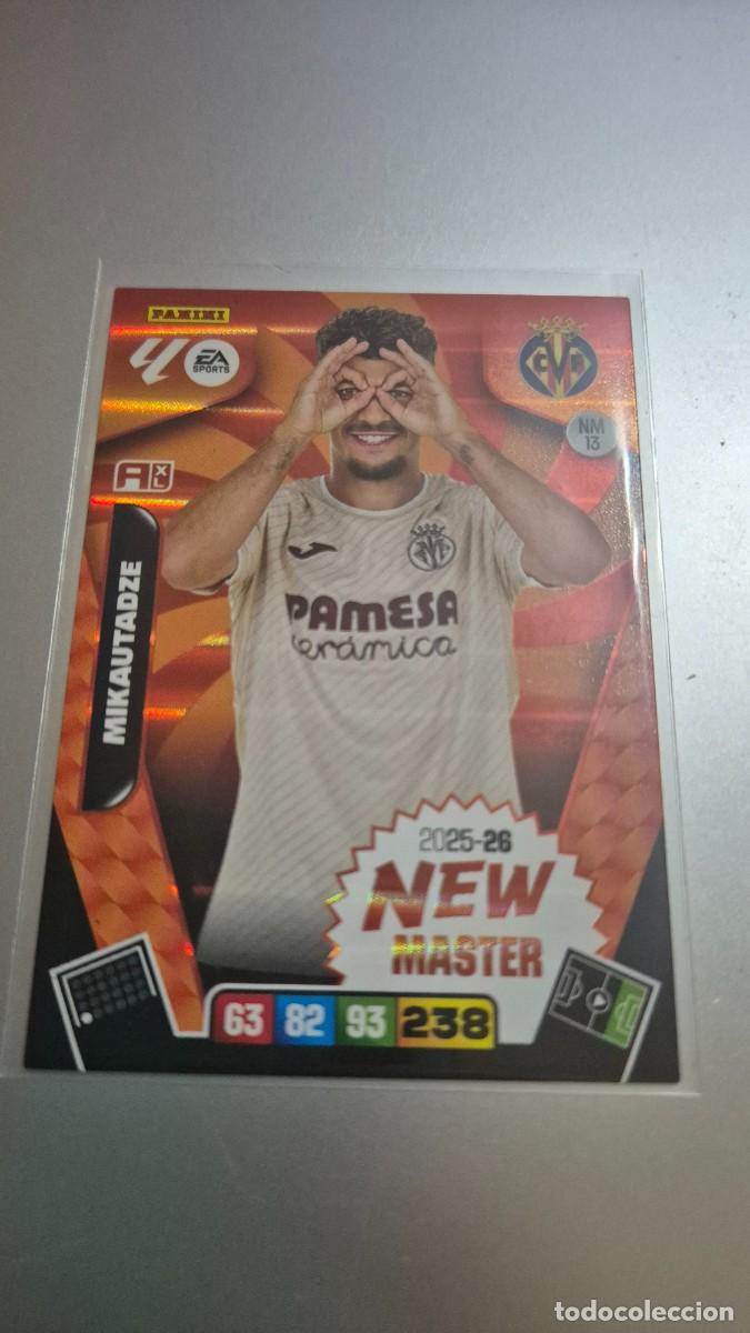 Cromos de Futebol: ADRENALYN XL 2025 2026 NEW MASTER NM13 MIKAUTADZE
