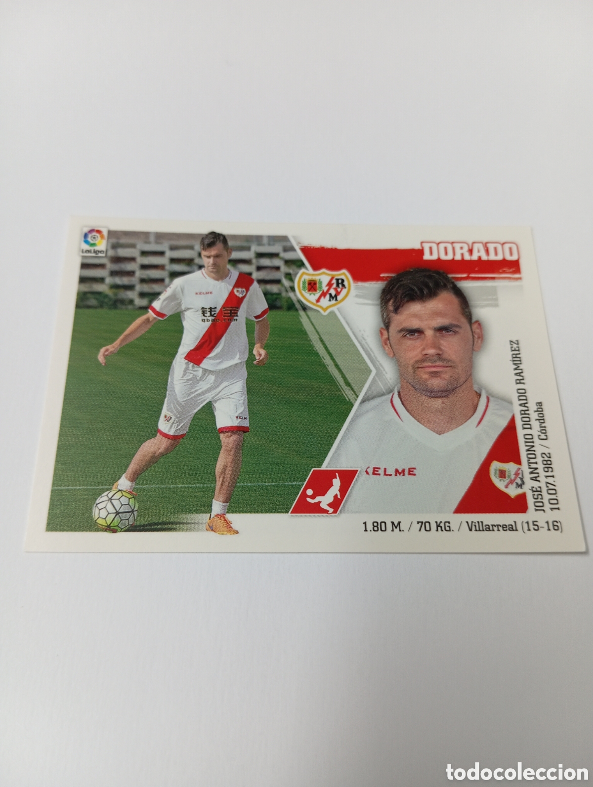Cromos de F&uacute;tbol: Dorado 9 Rayo Vallecano liga este 15 16 panini 2015 2016