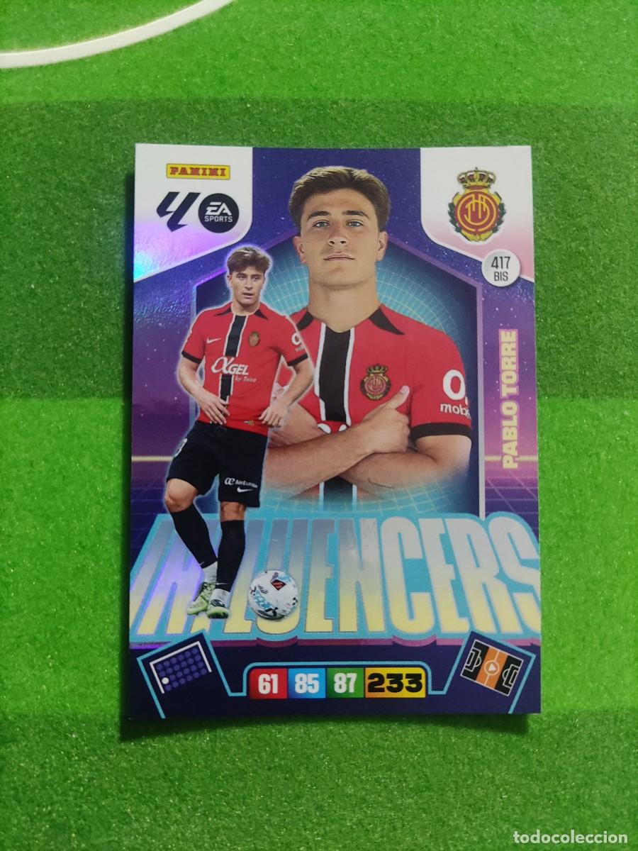 Fu&szlig;ball-Sticker: 417 bis Pablo Torre Influencers Mallorca Adrenalyn 2025/26 25/26 Sobre Premium