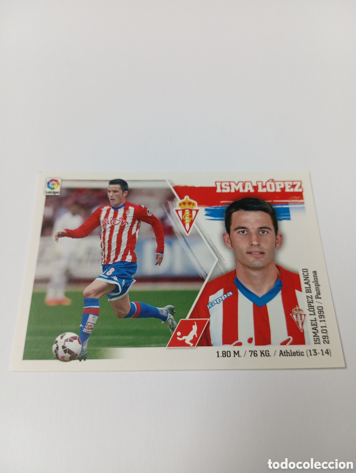 Cromos de f&uacute;tbol: Isma L&oacute;pez 10 Sporting liga este 15 16 panini 2015 2016