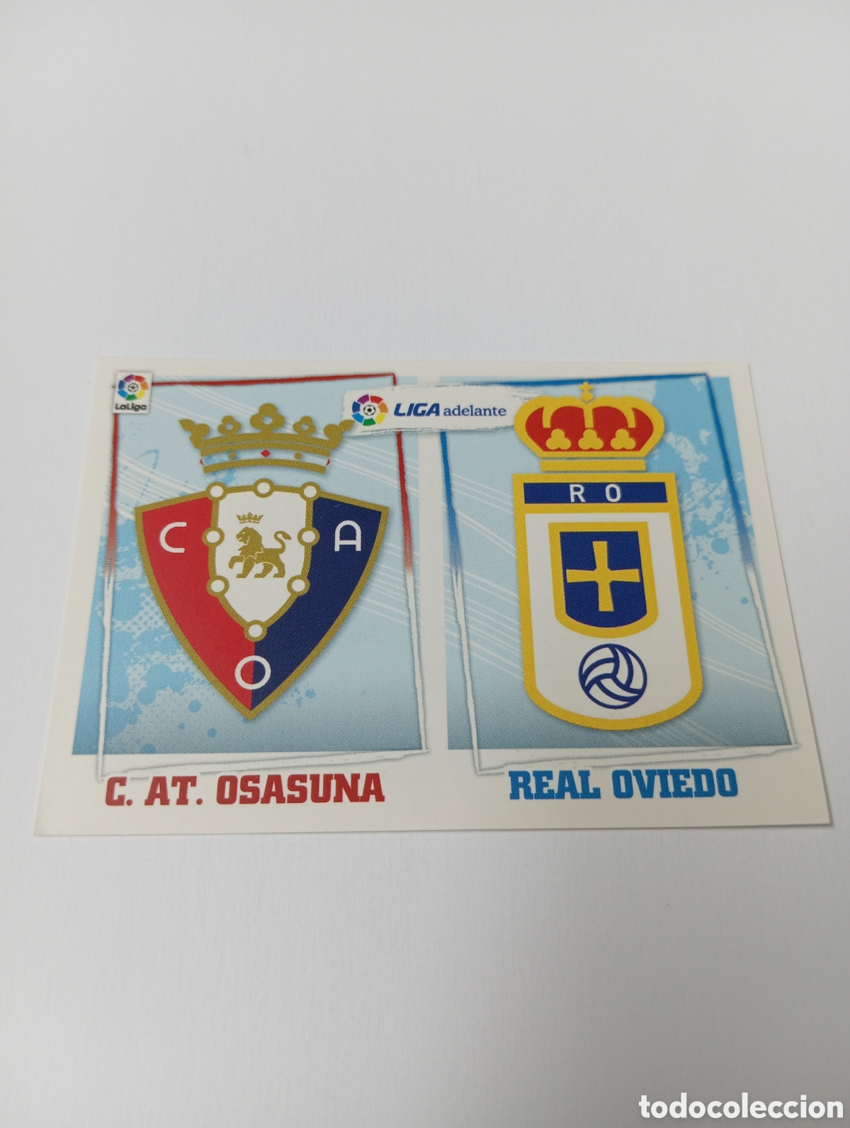 Fu&szlig;ball-Sticker: Escudos Adelante 9 Osasuna / Oviedo liga este 15 16 panini 2015 2016