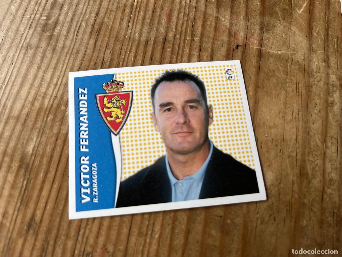 Fu&szlig;ball-Sticker: CROMO SIN PEGAR NUNCA PEGADO ALBUM LIGA ESTE 06 07 2006 2007 ZARAGOZA ENTRENADOR VICTOR FERNANDEZ