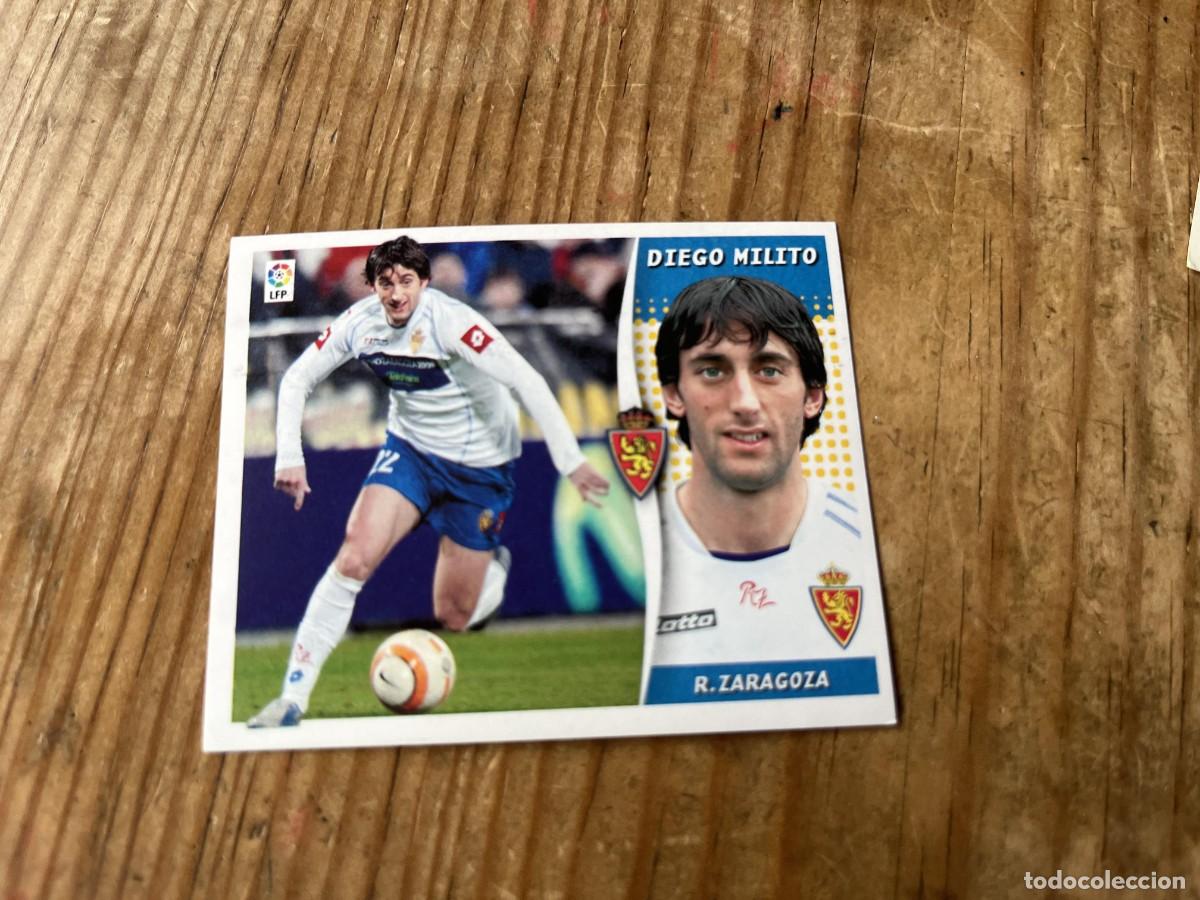Figurine di Calcio: CROMO SIN PEGAR NUNCA PEGADO ALBUM LIGA ESTE 06 07 2006 2007 ZARAGOZA DIEGO MILITO