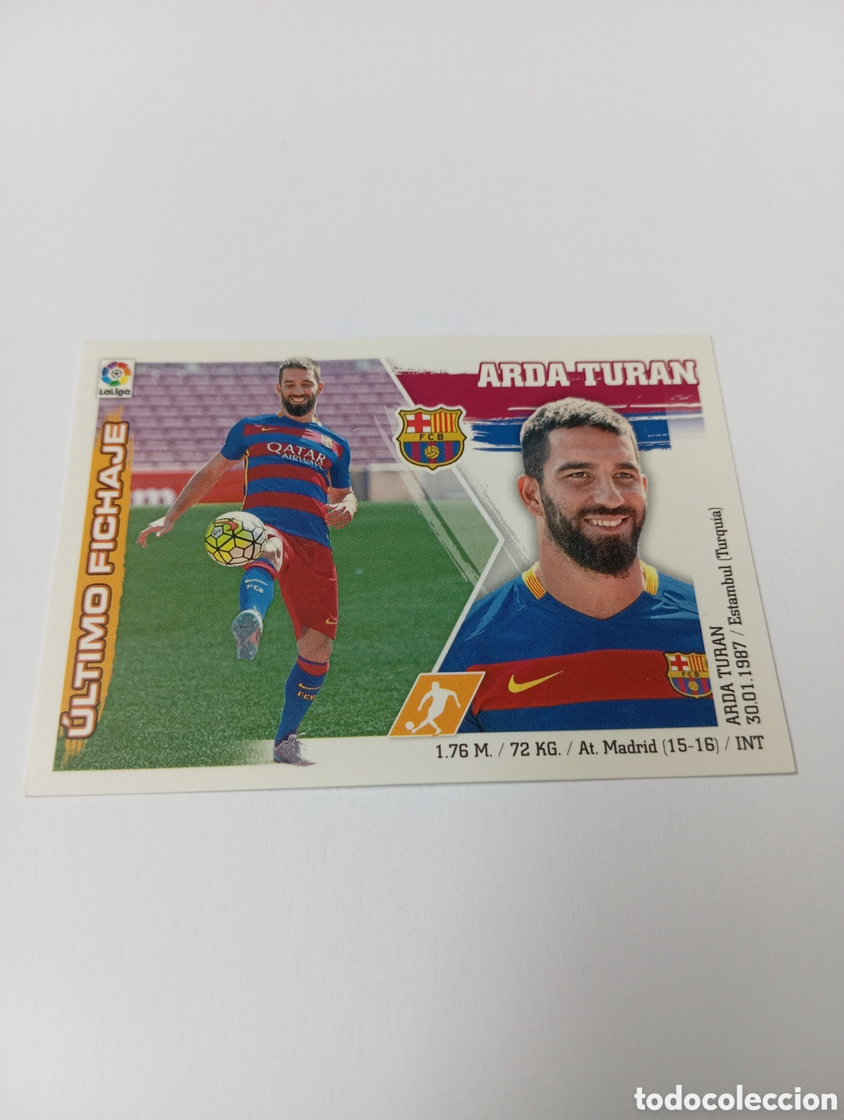 Cromos de Futebol: Fichaje 8 Arda Turan liga este 15 16 panini 2015 2016