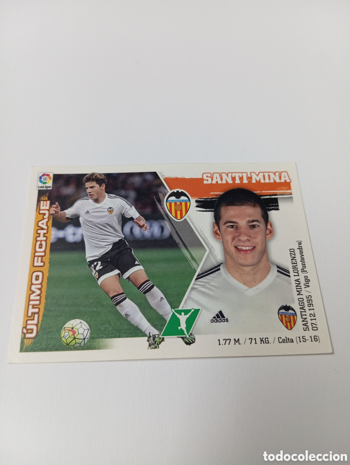 Fu&szlig;ball-Sticker: Fichaje 12 Santi Mina liga este 15 16 panini 2015 2016