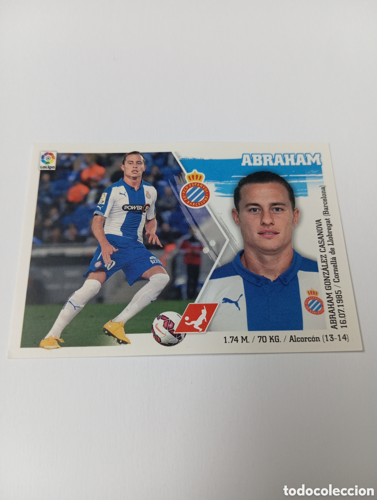 Cromos de Futebol: Abraham 13 ERROR Espanyol Espa&ntilde;ol liga este 15 16 panini 2015 2016