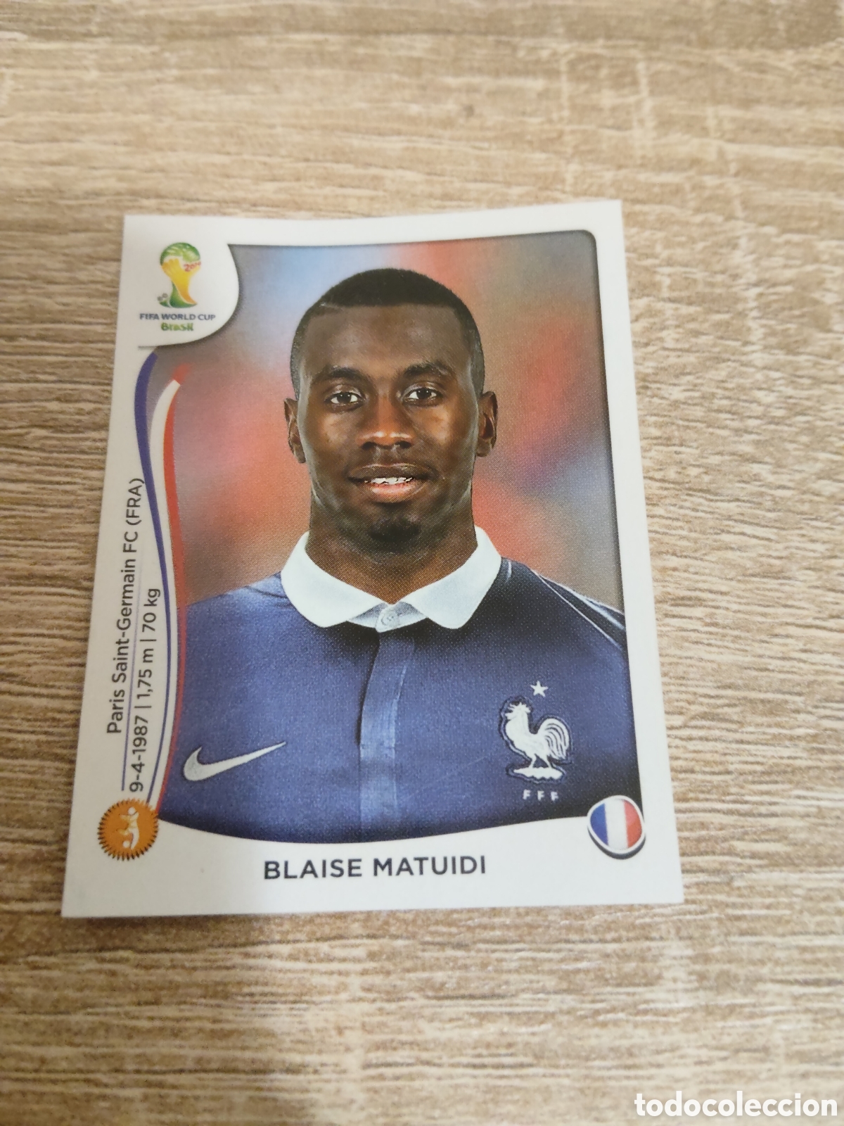 Cromos de Futebol: Panini mundial Brasil 2014 385 Blaise Matuidi Francia