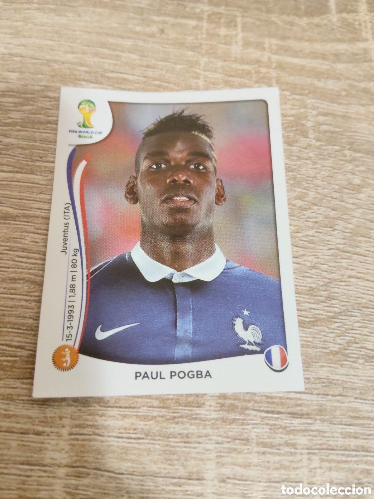 Football Stickers: Panini mundial Brasil 2014 386 Paul Pogba Francia