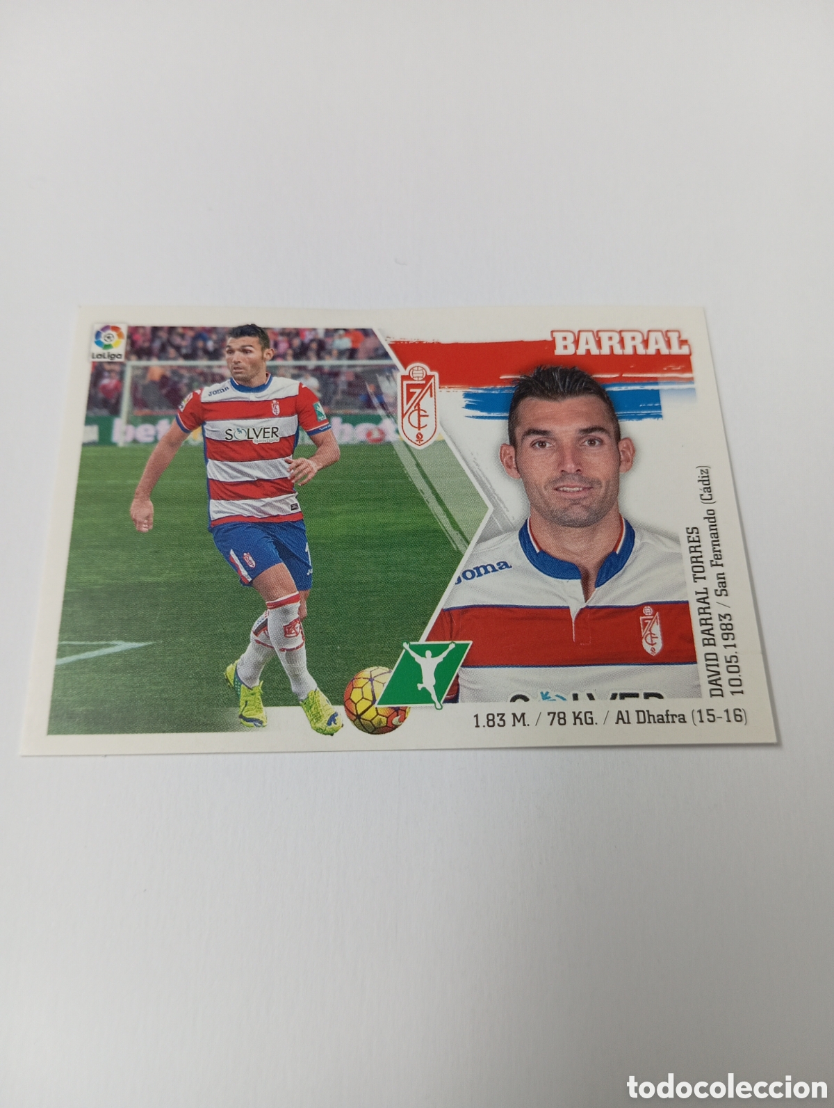 Figurine di Calcio: Mercado de Invierno 17 Barral liga este 15 16 panini 2015 2016