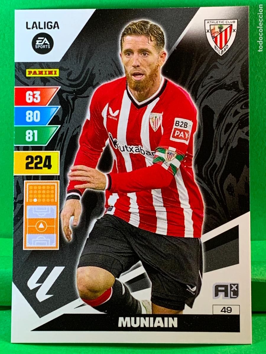 Football Stickers: 49 Muniain Athletic Club Base card ADRENALYN XL LIGA 2023/2024 23 24 PANINI