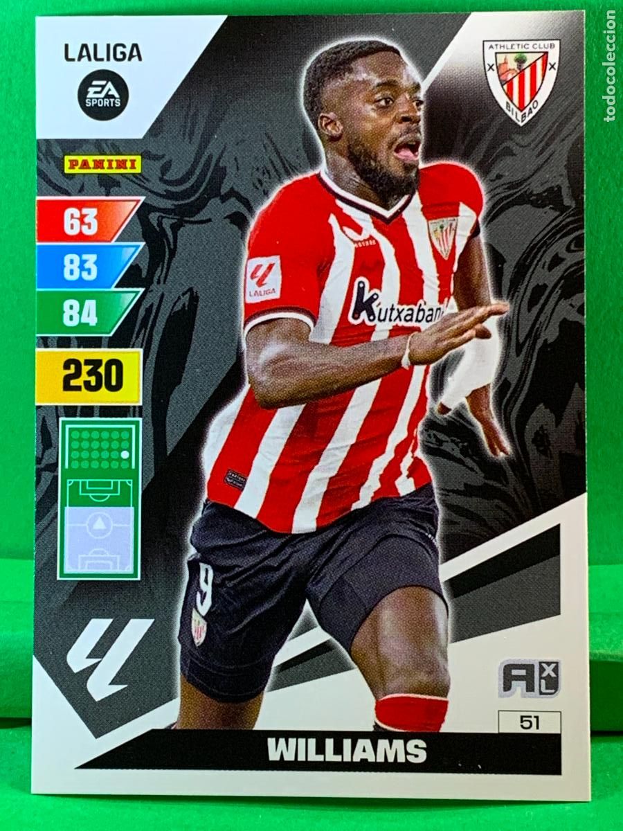 Figurine di Calcio: 51 Williams Athletic Club Base card ADRENALYN XL LIGA 2023/2024 23 24 PANINI