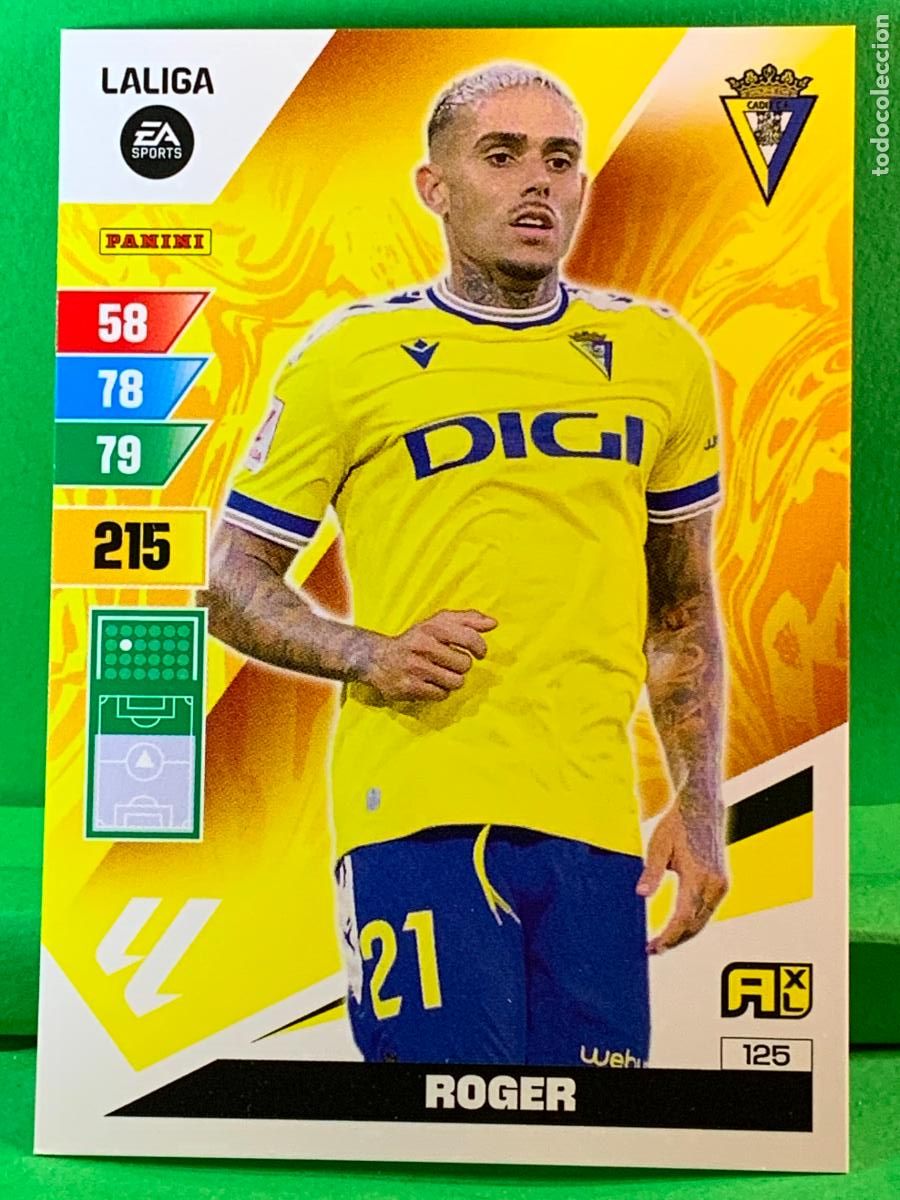 Fu&szlig;ball-Sticker: 125 Roger C&aacute;diz CF Base card ADRENALYN XL LIGA 2023/2024 23 24 PANINI