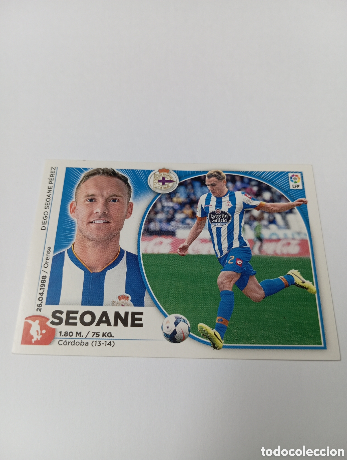 Fu&szlig;ball-Sticker: Seoane 8 Deportivo liga este 2014 2015 panini 14 15