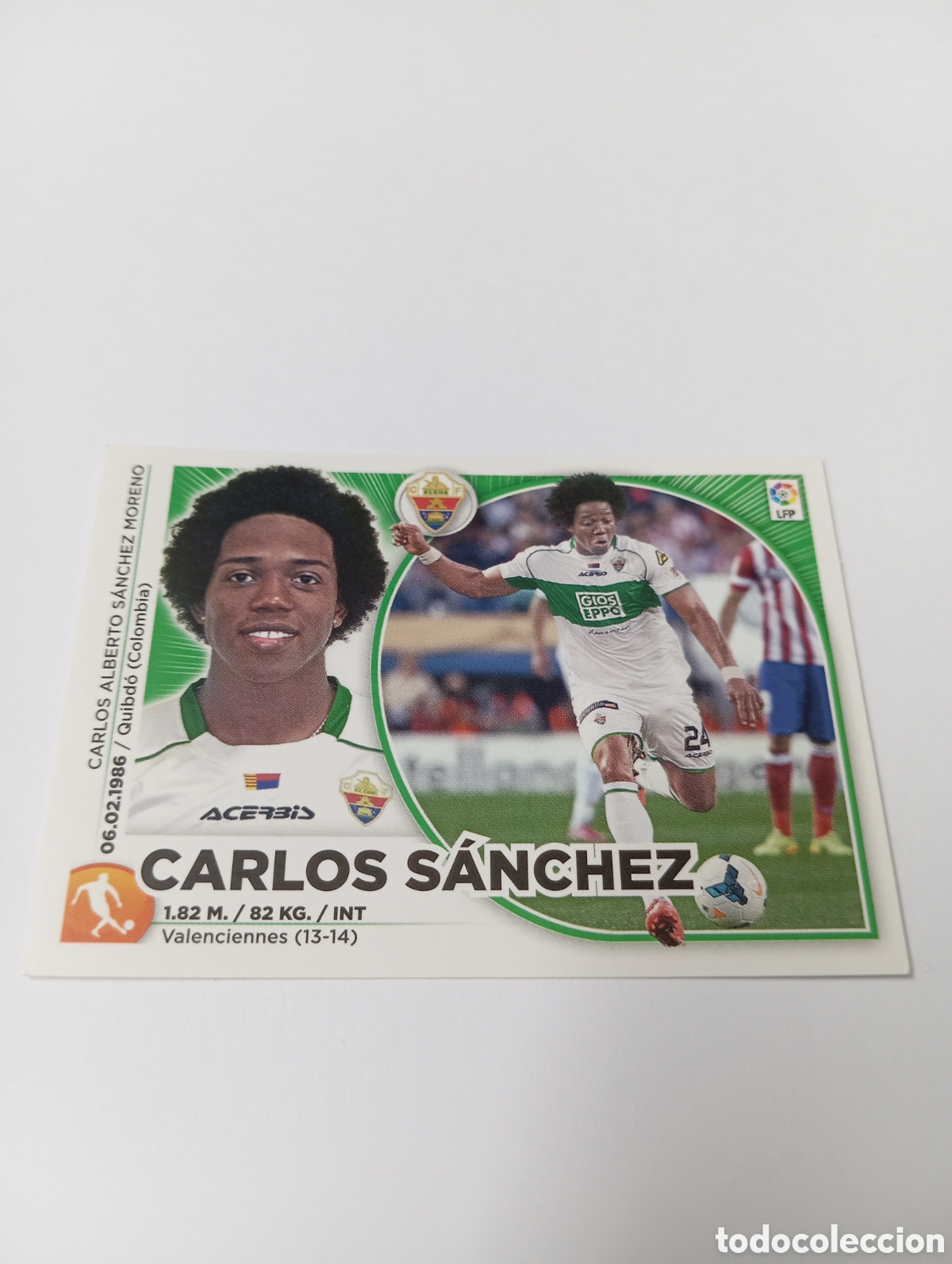 Cromos de Futebol: Carlos S&aacute;nchez 9 Elche liga este 2014 2015 panini 14 15