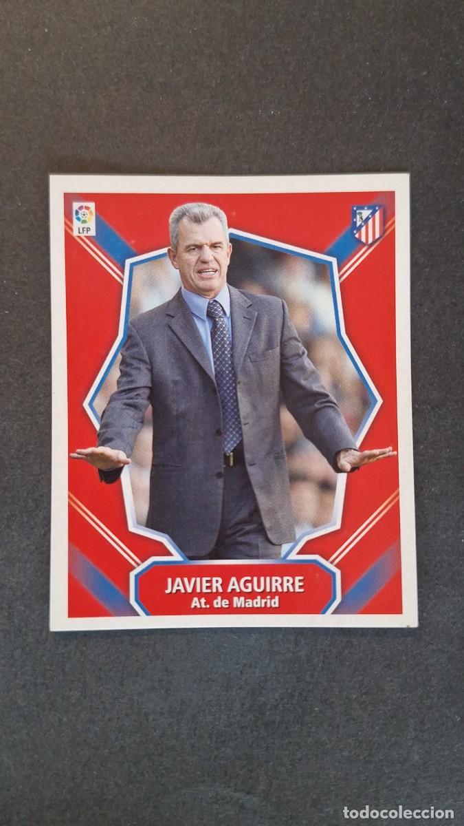 Figurine di Calcio: L3 JAVIER AGUIRRE ENTRENADOR ATLETICO DE MADRID LIGA ESTE 2008 2009 08 09 NUNCA PEGADO SIN PEGAR