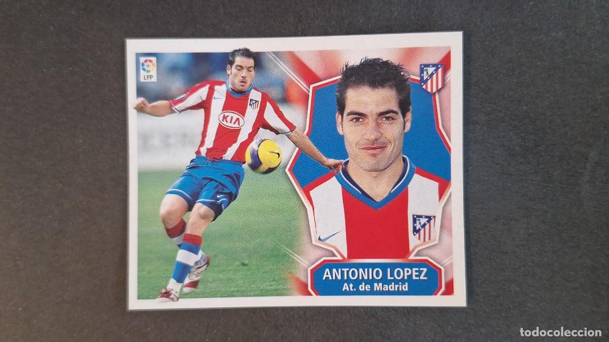 Cromos de f&uacute;tbol: L3 ANTONIO LOPEZ ATLETICO DE MADRID LIGA ESTE 2008 2009 08 09 NUNCA PEGADO SIN PEGAR