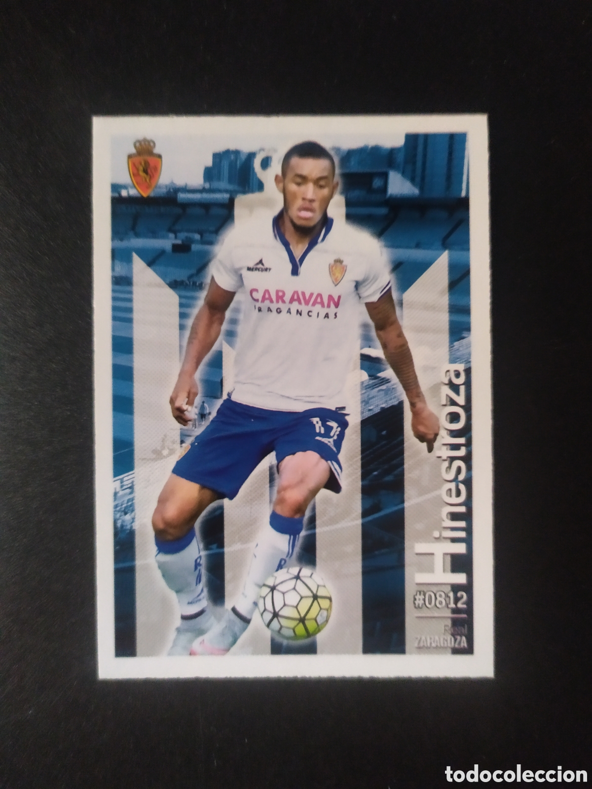 Cromos de F&uacute;tbol: Mundicromo fichas Liga 2015 2016 15 16 Hinestroza n&deg; 812 Real Zaragoza