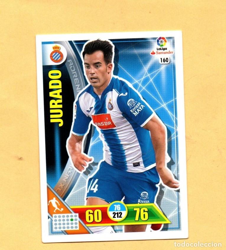 Fu&szlig;ball-Sticker: ADRENALYN XL 2016-2017 PANINI N&ordm; 160 JURADO LIGA 16/17 ESPA&Ntilde;OL