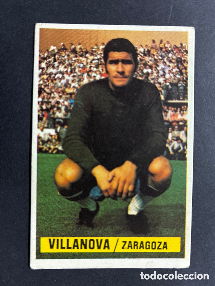 Cartes &agrave; collectionner de Football: CROMO FUTBOL SIN PEGAR VILLANOVA ZARAGOZA 1974 - 1975 EDITORIAL ESTE