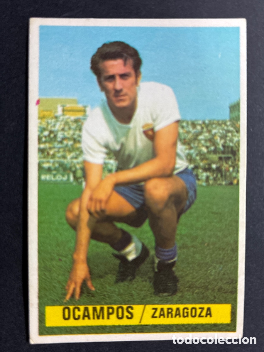 Cartes &agrave; collectionner de Football: CROMO FUTBOL SIN PEGAR OCAMPOS ZARAGOZA 1974 - 1975 EDITORIAL ESTE