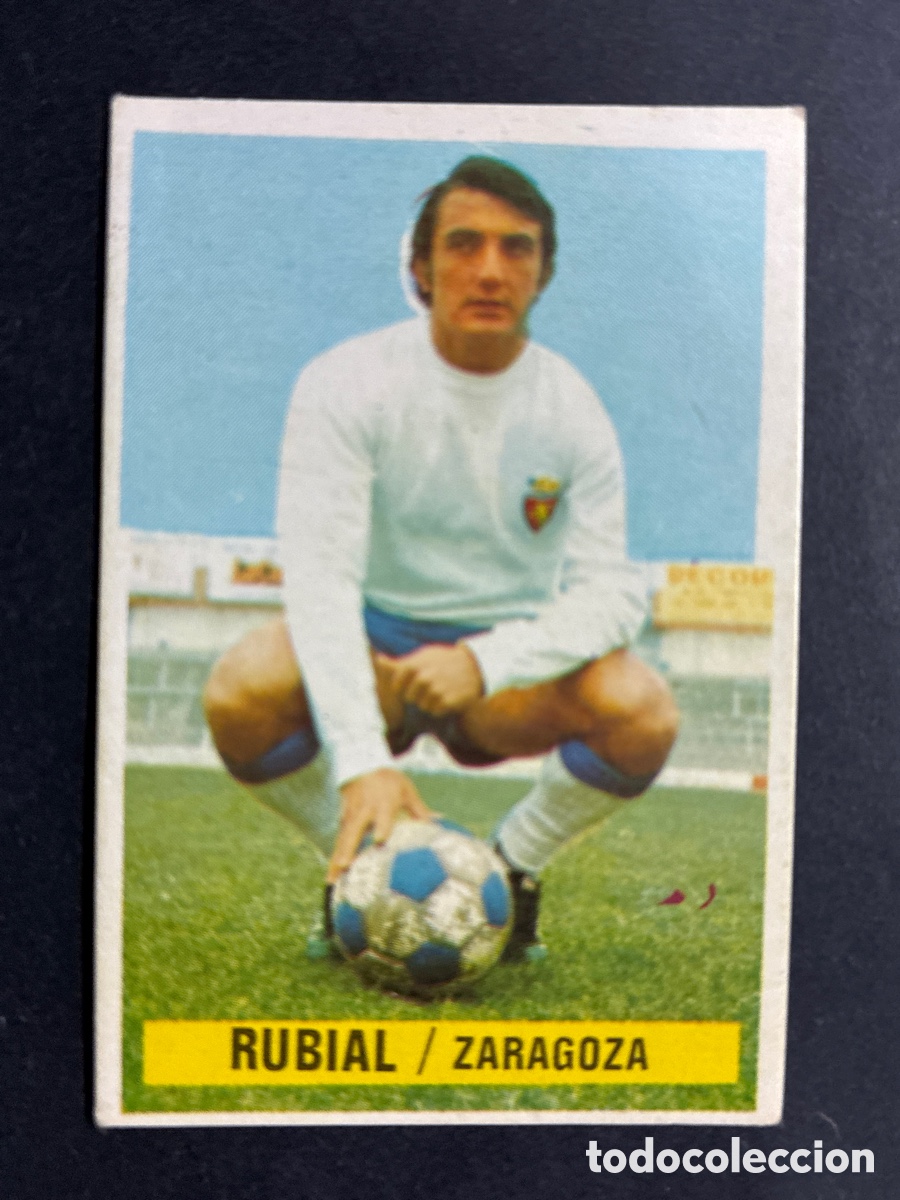Cartes &agrave; collectionner de Football: CROMO FUTBOL SIN PEGAR RUBIAL ZARAGOZA 1974 - 1975 EDITORIAL ESTE