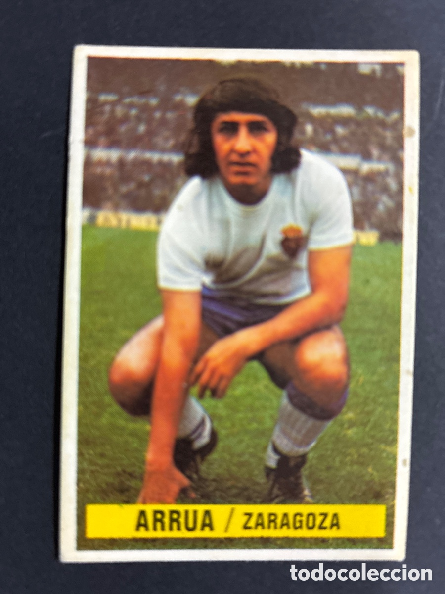 Cartes &agrave; collectionner de Football: CROMO FUTBOL SIN PEGAR ARRUA ZARAGOZA 1974 - 1975 EDITORIAL ESTE