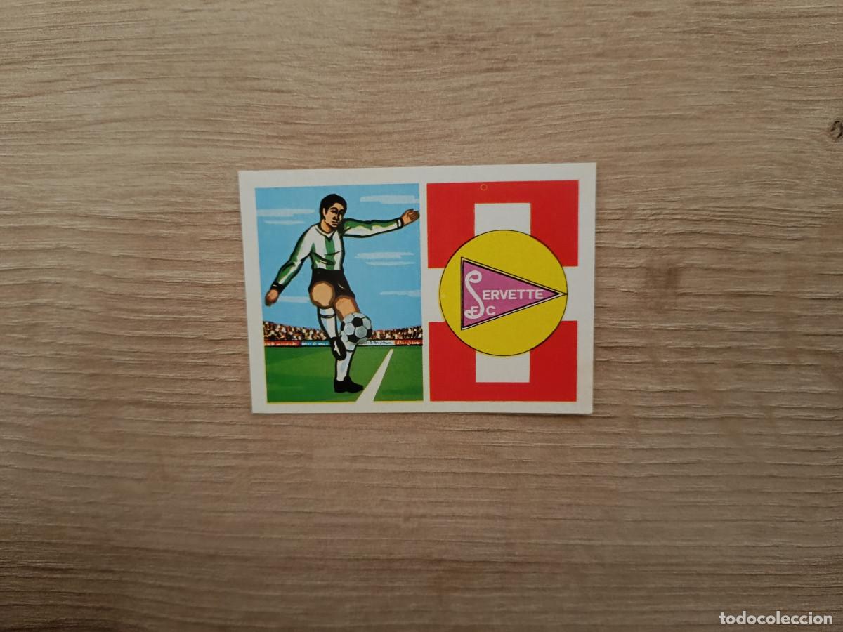 Cartes &agrave; collectionner de Football: CROMO DE F&Uacute;TBOL EDITORIAL RUIZ ROMERO SERVETTE GENEVE SIN PEGAR NUNCA PEGADO 72 73 1972 1973