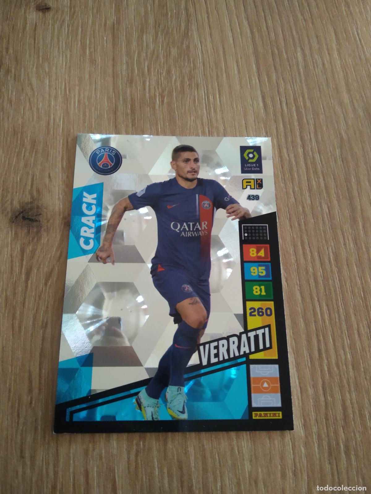 Figurine di Calcio: 439 VERRATTI PSG CRACK CROMO FUTBOL PANINI LIGUE 1 FOOT 23-24 ADRENALYN LIGA FRANCIA 2023-2024