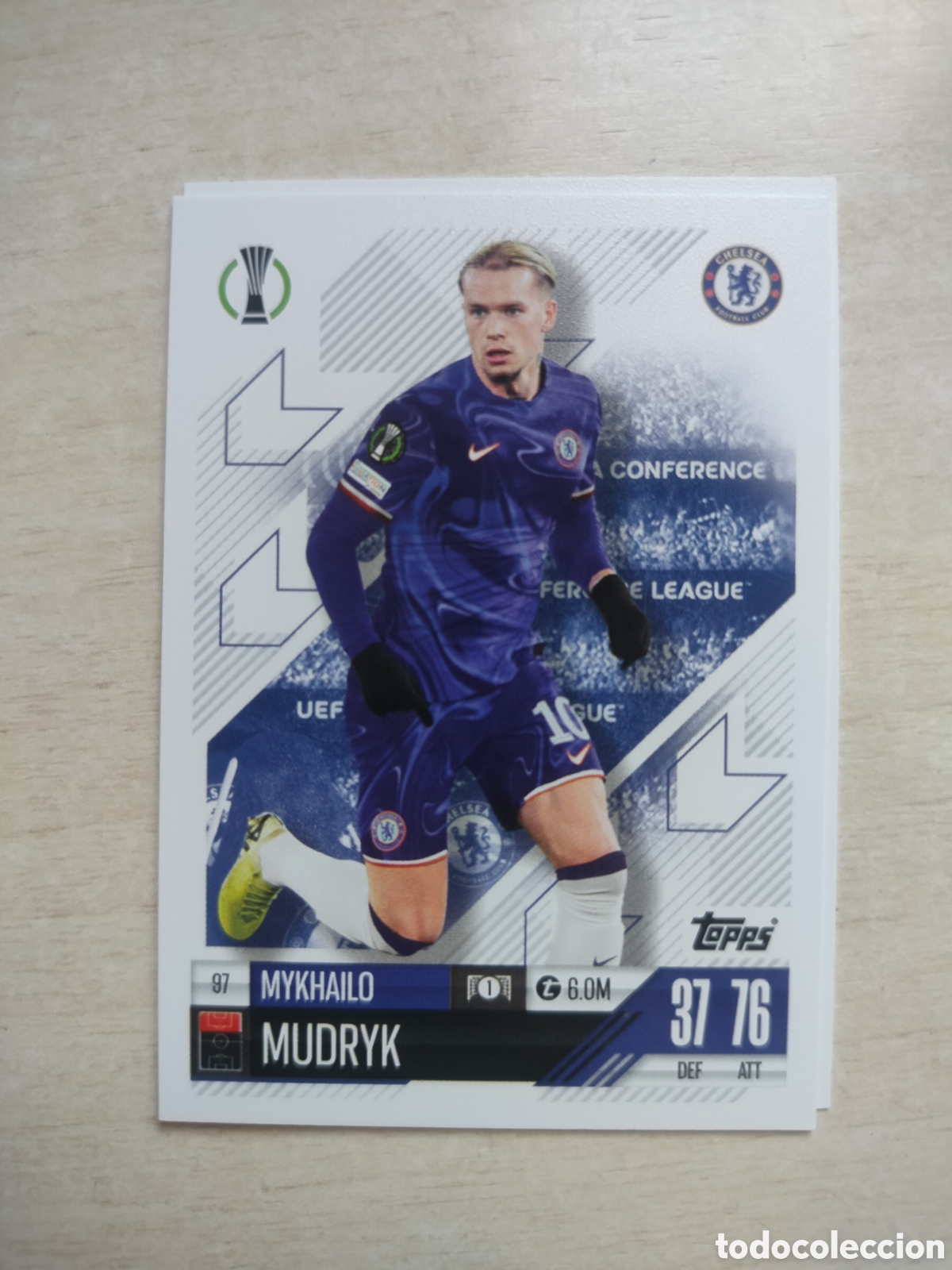 Fu&szlig;ball-Sticker: MUDRYK 97 MATCH ATTAX 2024 2025 24 25 TOPPS