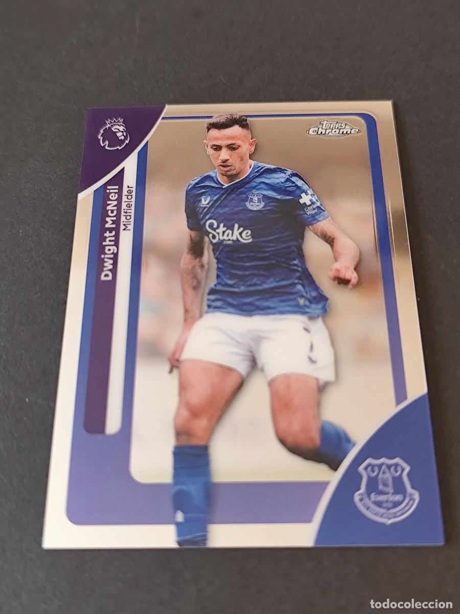 Football Stickers: 83 DWIGHT MCNEIL EVERTON TOPPS CHROME PREMIER LEAGUE 2025/2026 25/26