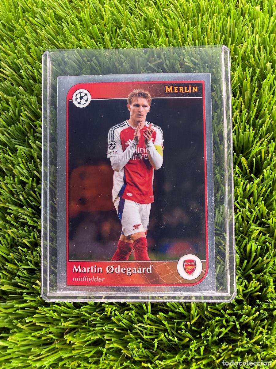 Fu&szlig;ball-Sticker: N&ordm; 81 Martin Odegaard Arsenal Merlin Chrome 24 25