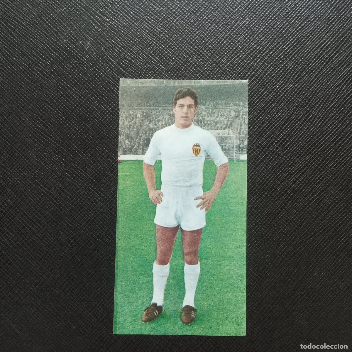 Cromos de F&uacute;tbol: 82 CAYUELA VALENCIA RUIZ ROMERO 1969 1970 CROMO LIGA FUTBOL 69 70 - SIN PEGAR - (X4)