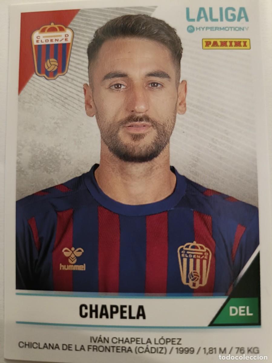 Cromos de f&uacute;tbol: #208 CHAPELA C.D. ELDENSE LIGA HYPERMOTION 24/25 PANINI