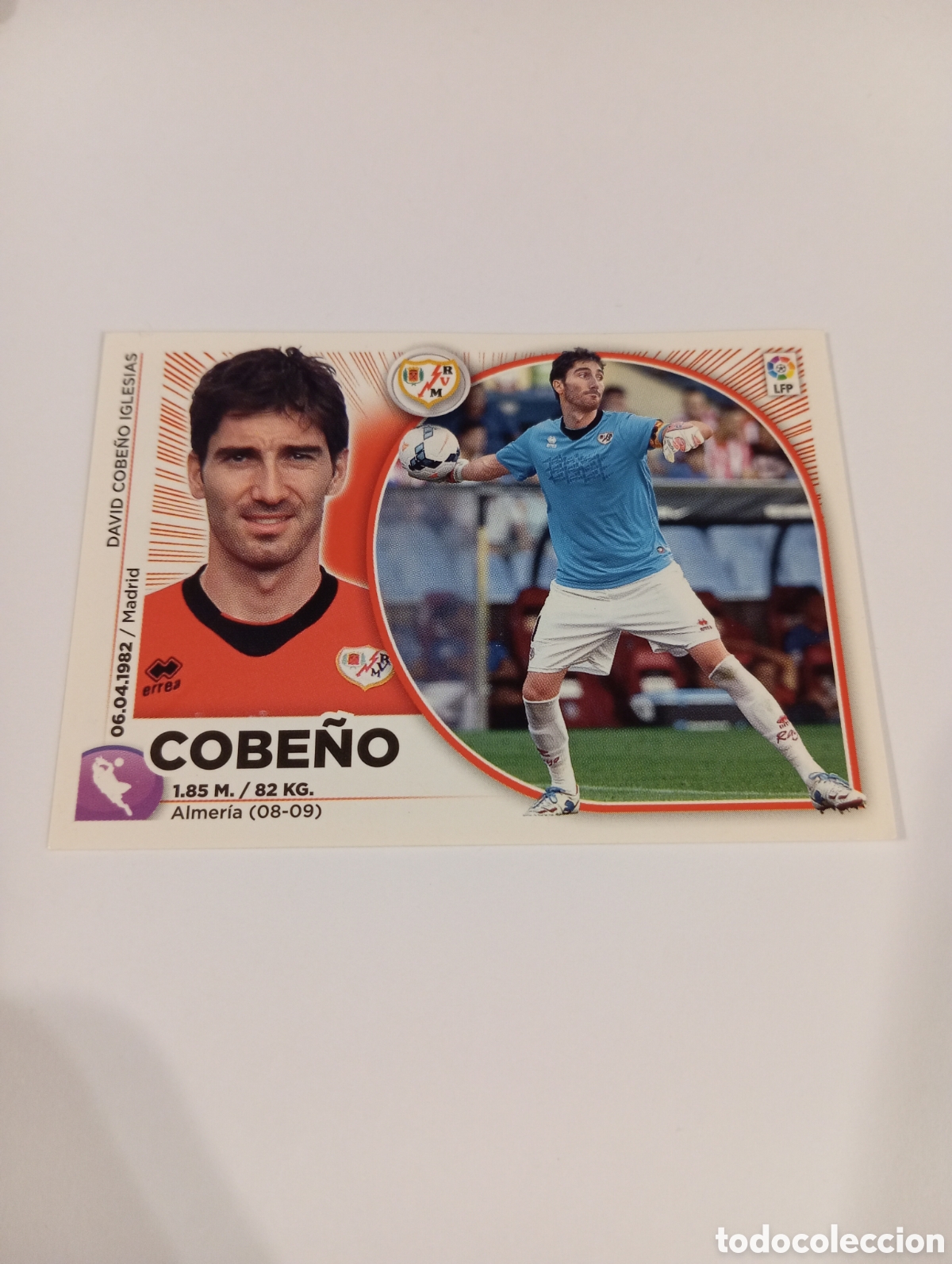 Cromos de F&uacute;tbol: Cobe&ntilde;o 2 Rayo Vallecano liga este 2014 2015 panini 14 15