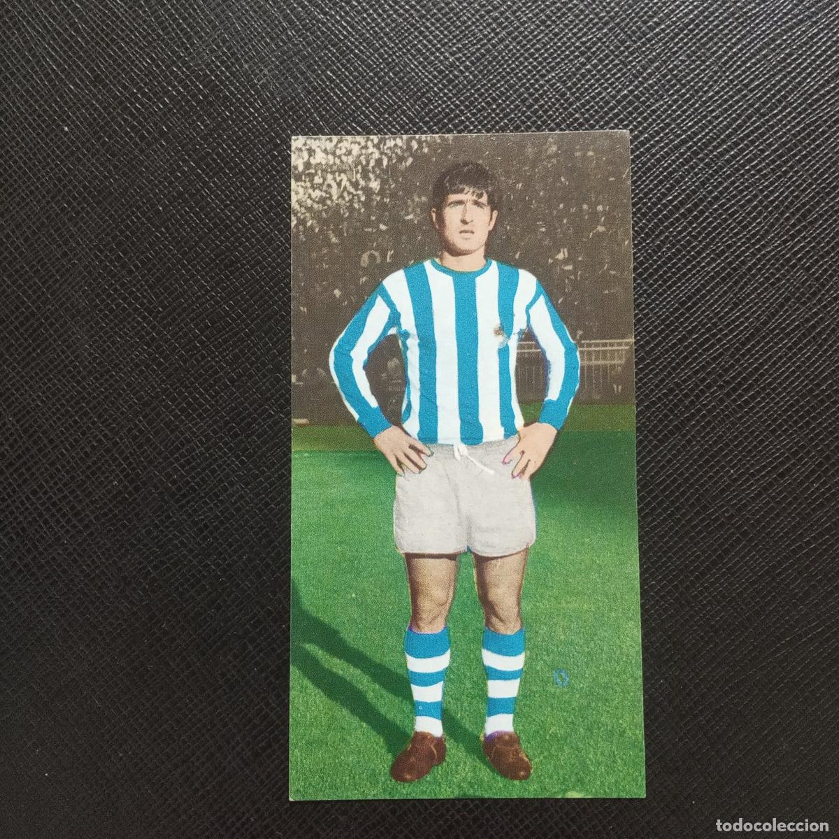Cromos de F&uacute;tbol: 115 GORRITI REAL SOCIEDAD RUIZ ROMERO 1969 1970 CROMO LIGA FUTBOL 69 70 - SIN PEGAR - (X4)