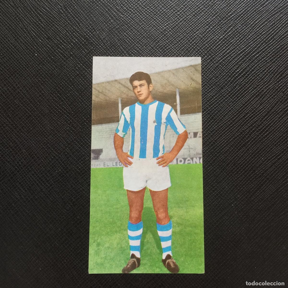 Cromos de F&uacute;tbol: 118 SANTAMARIA REAL SOCIEDAD RUIZ ROMERO 1969 1970 CROMO LIGA FUTBOL 69 70 - SIN PEGAR - (X4)